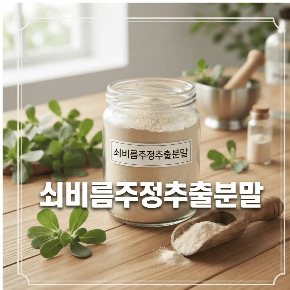 쇠비름주정추출분말