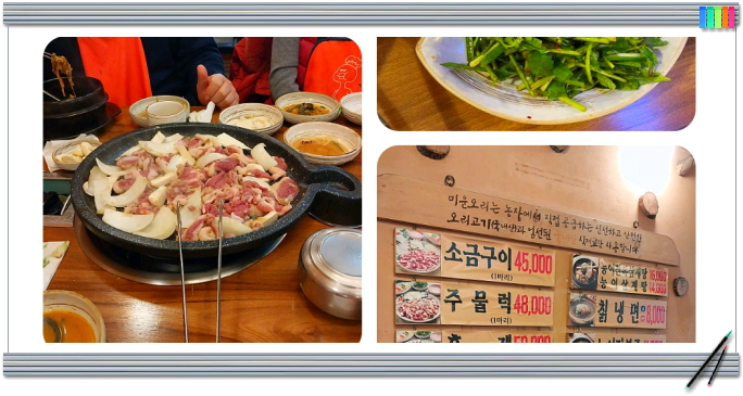 생방송 투데이 외국인의밥상 오리한상 후기
