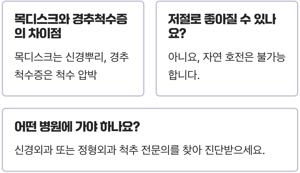 경추척수증 초기증상 제대로 이해하고 조기 발견하는 방법