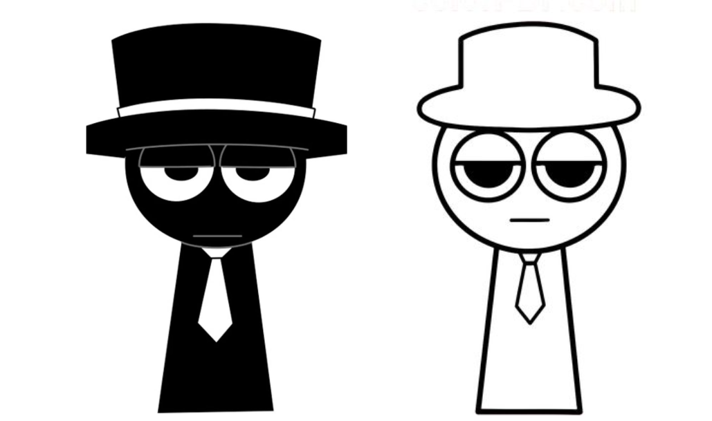 스프런키 블랙 색칠공부 도안 사진