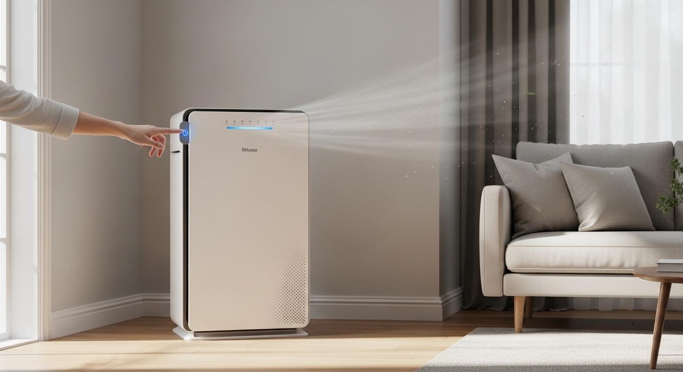 털날림 대형 공기청정기 내돈내산 후기