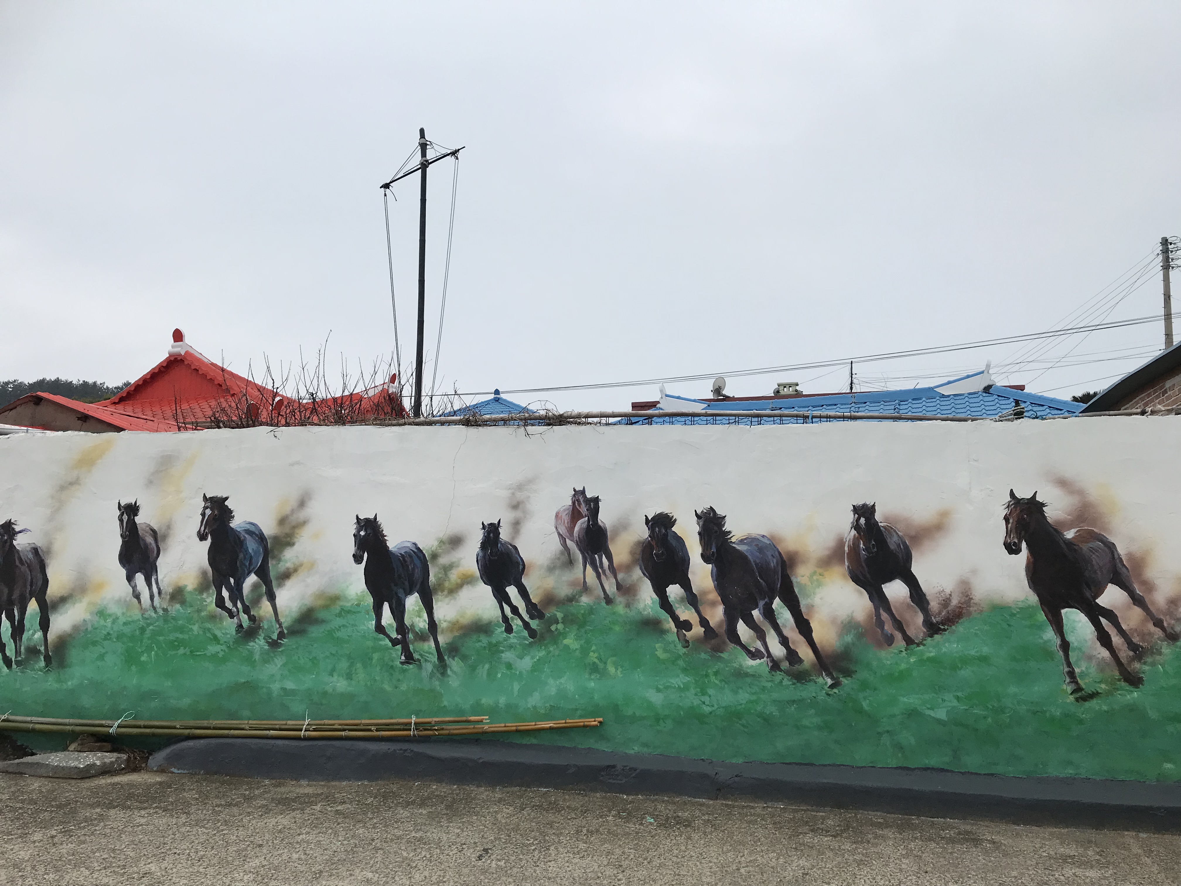 연홍도 말 벽화