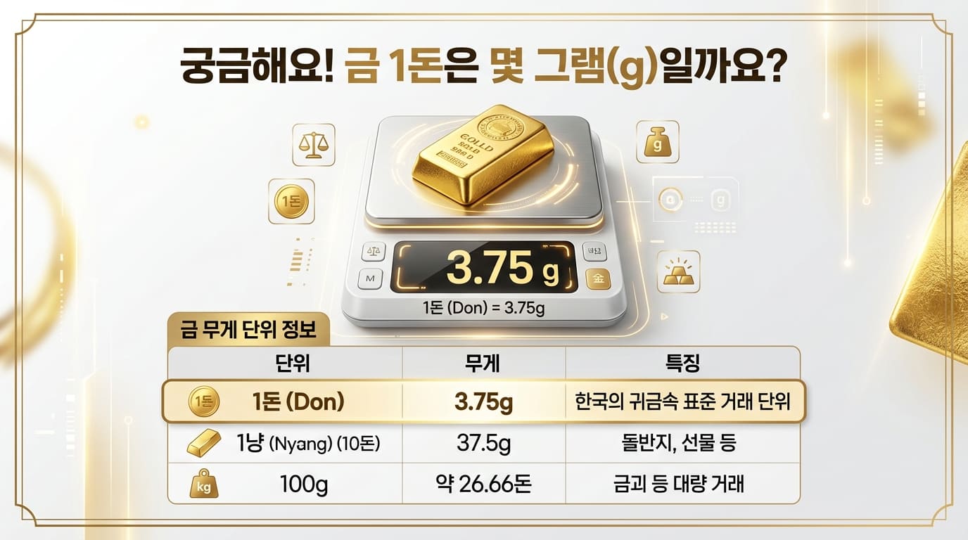 금 1돈가격 실시간 금시세 계산기