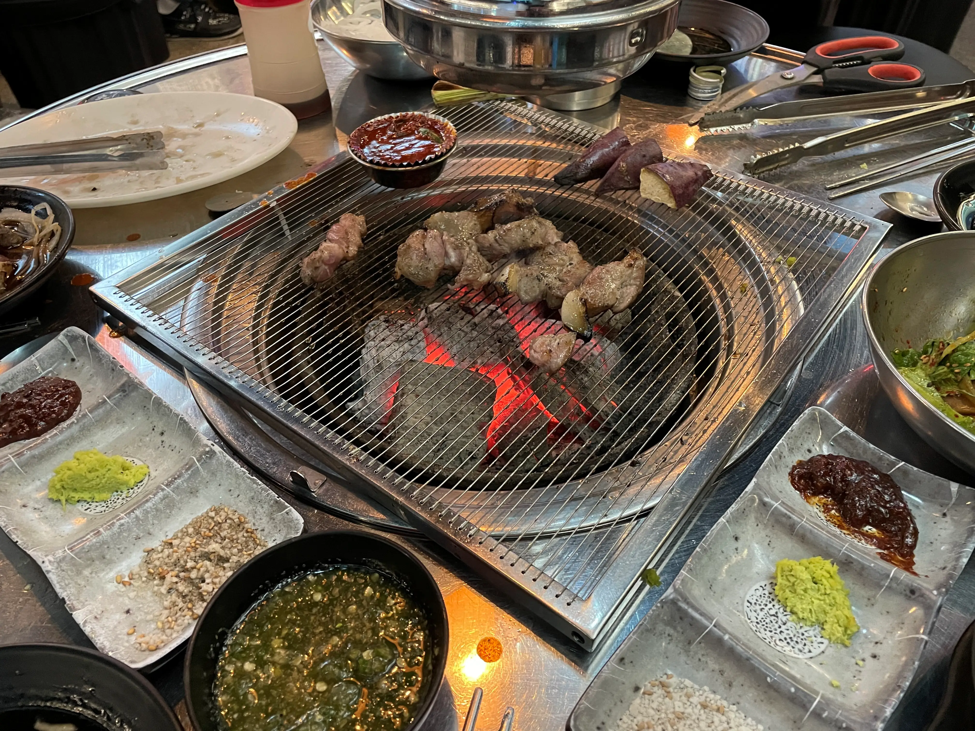 강서구-마곡-도야지-고기-굽는-사진