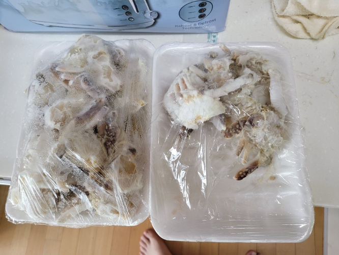 봄 꽃게 3~4마리