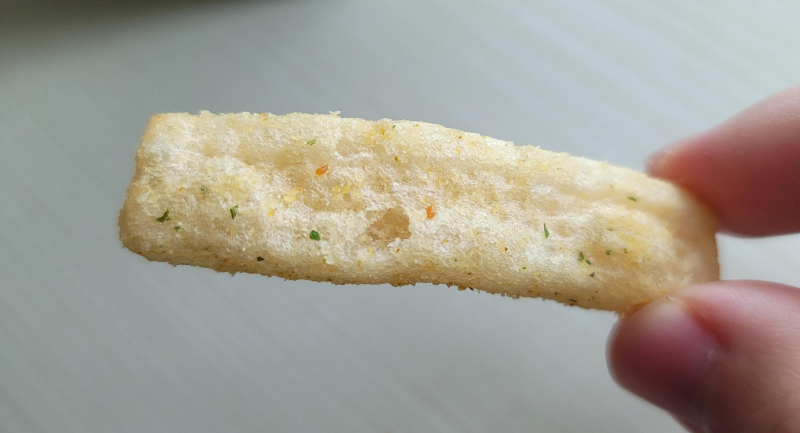 먹태깡 과자 모양