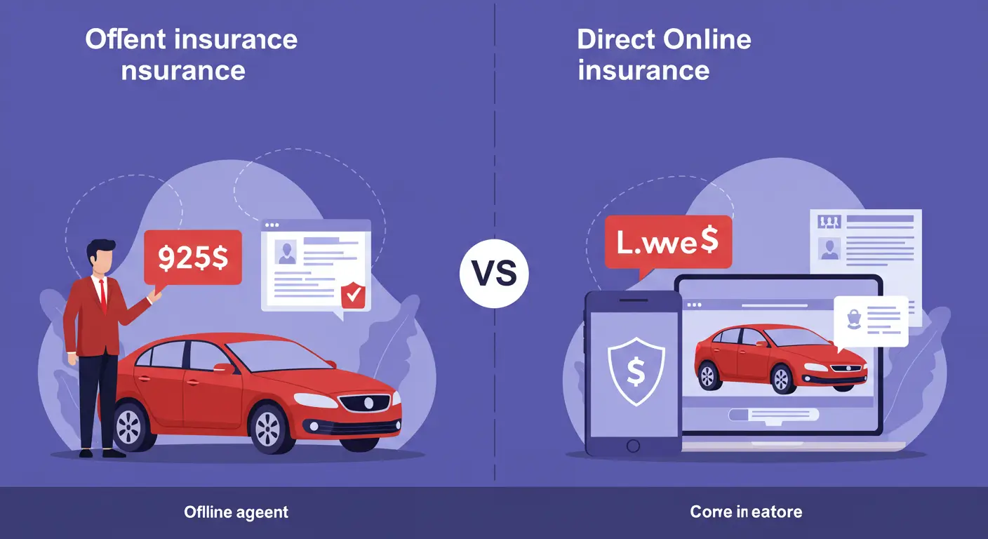 설계사 오프라인 가입과 PC모바일을 통한 다이렉트 보험 가입의 보험료 차이 비교