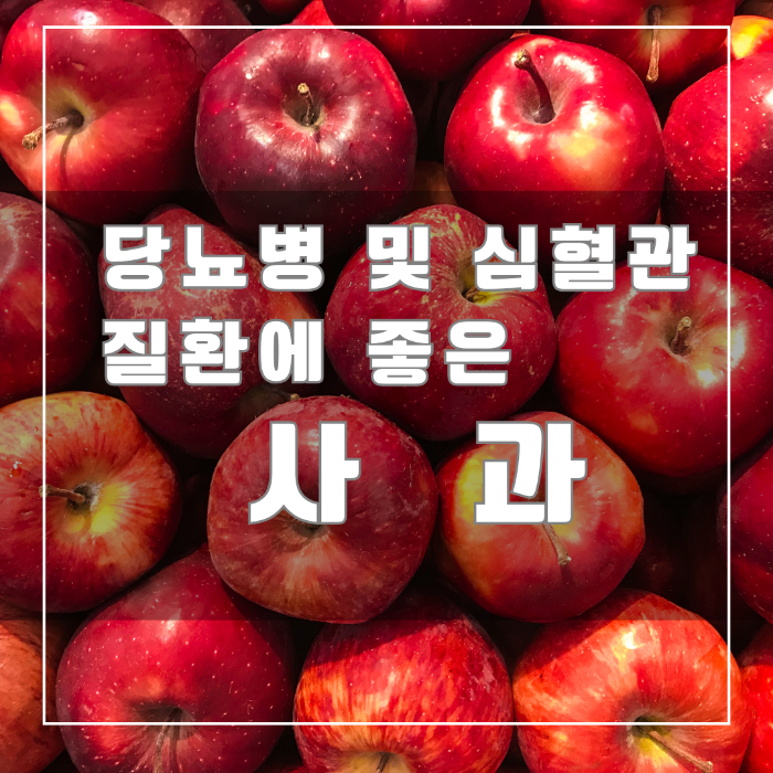 당뇨병과 심혈관 질환에 좋은 사과