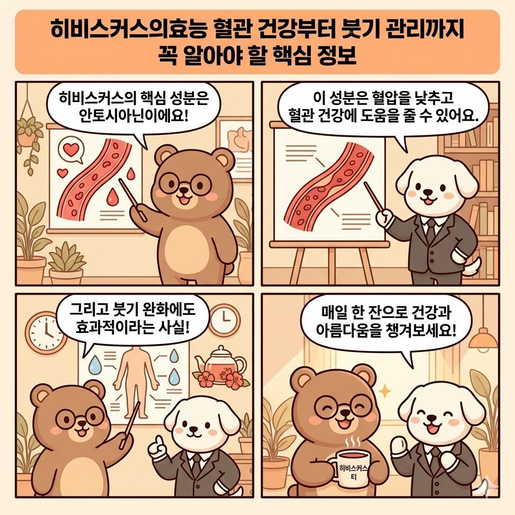히비스커스의효능 혈관 건강부터 붓기 관리까지 꼭 알아야 할 핵심 정보