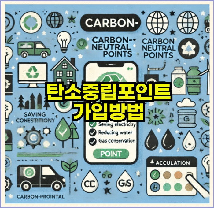 탄소중립포인트가입방법과 활용법