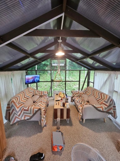 가을 캠핑 강원도 춘천 옐로우힐 캠핑장