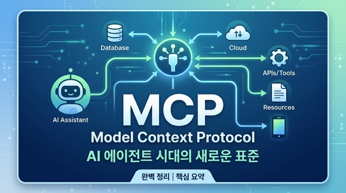MCP(Model Context Protocol) 완벽 정리 - AI 에이전트 시대의 새로운 표준 썸네일