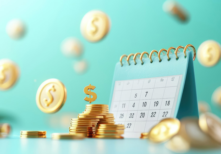 월급 입금 알림을 확인하며 가계 현금흐름을 관리하는 모습