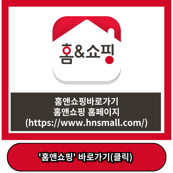 홈앤쇼핑바로가기