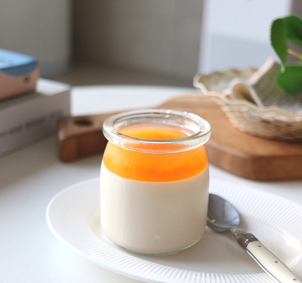 우유 귤양갱 귤푸딩