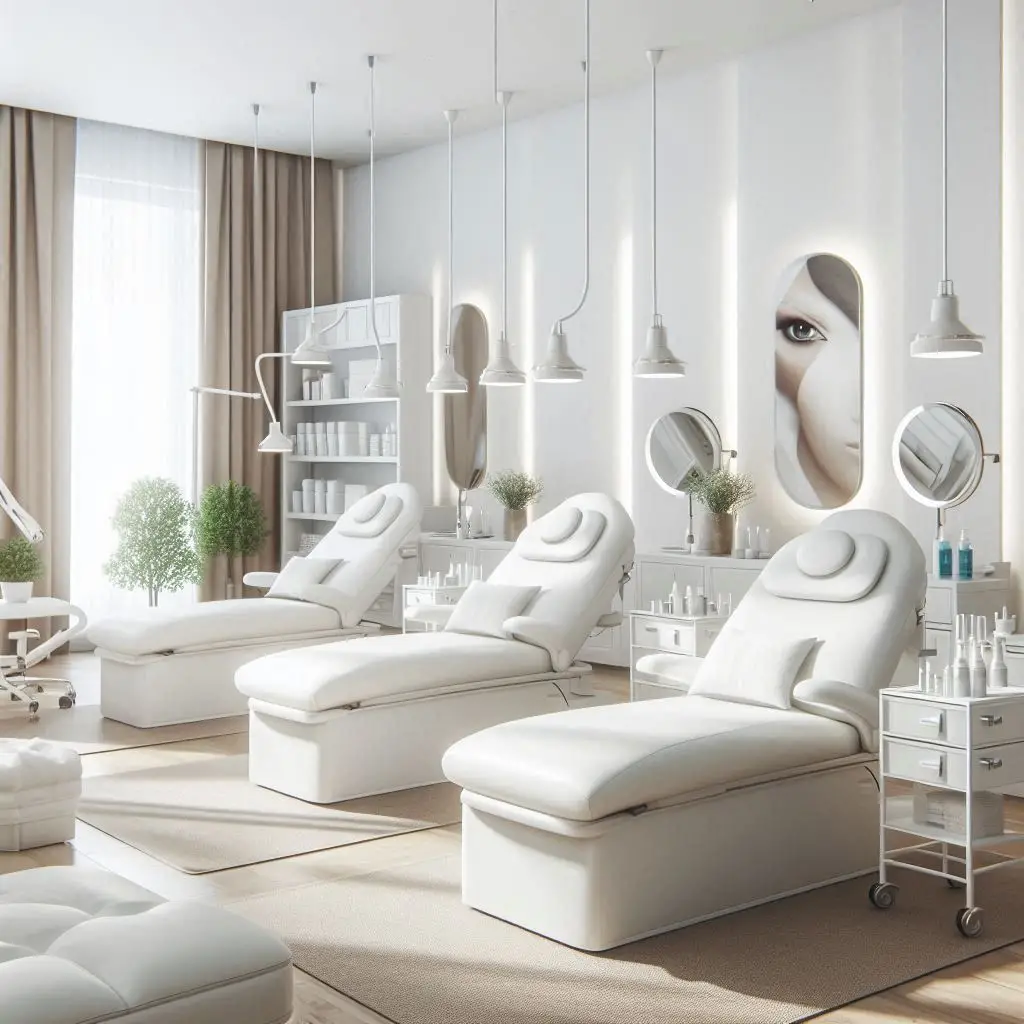 피부,체형관리 샵 배경