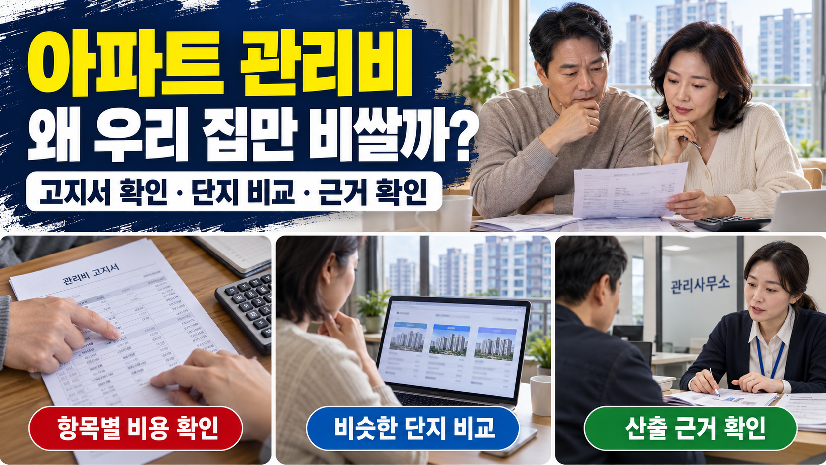 아파트 관리비 비교