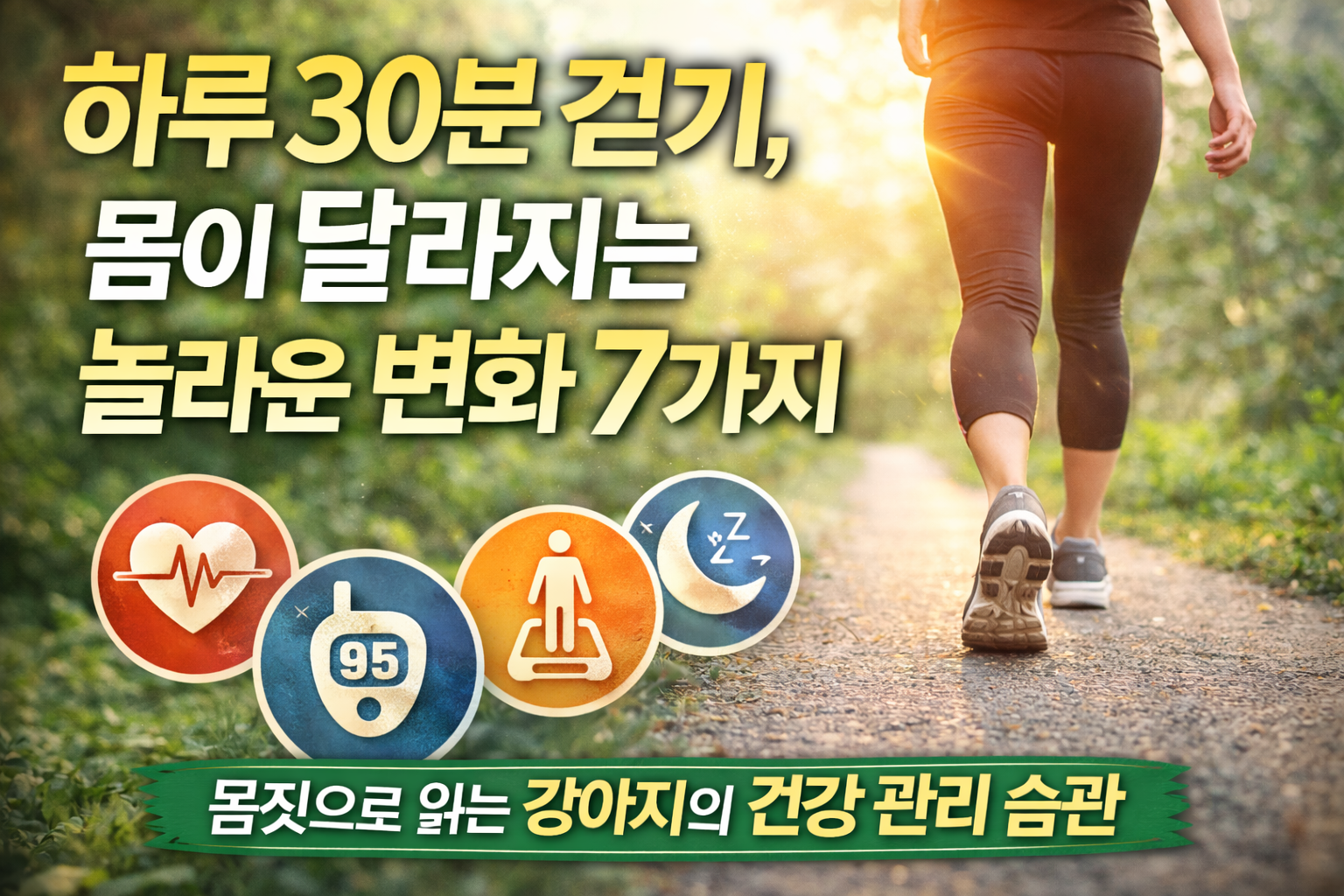 식후 30분 걷기, 혈당이 안정되는 이유 / 당뇨&middot;혈당 관리를 위한 가장 현실적인 걷기 루틴