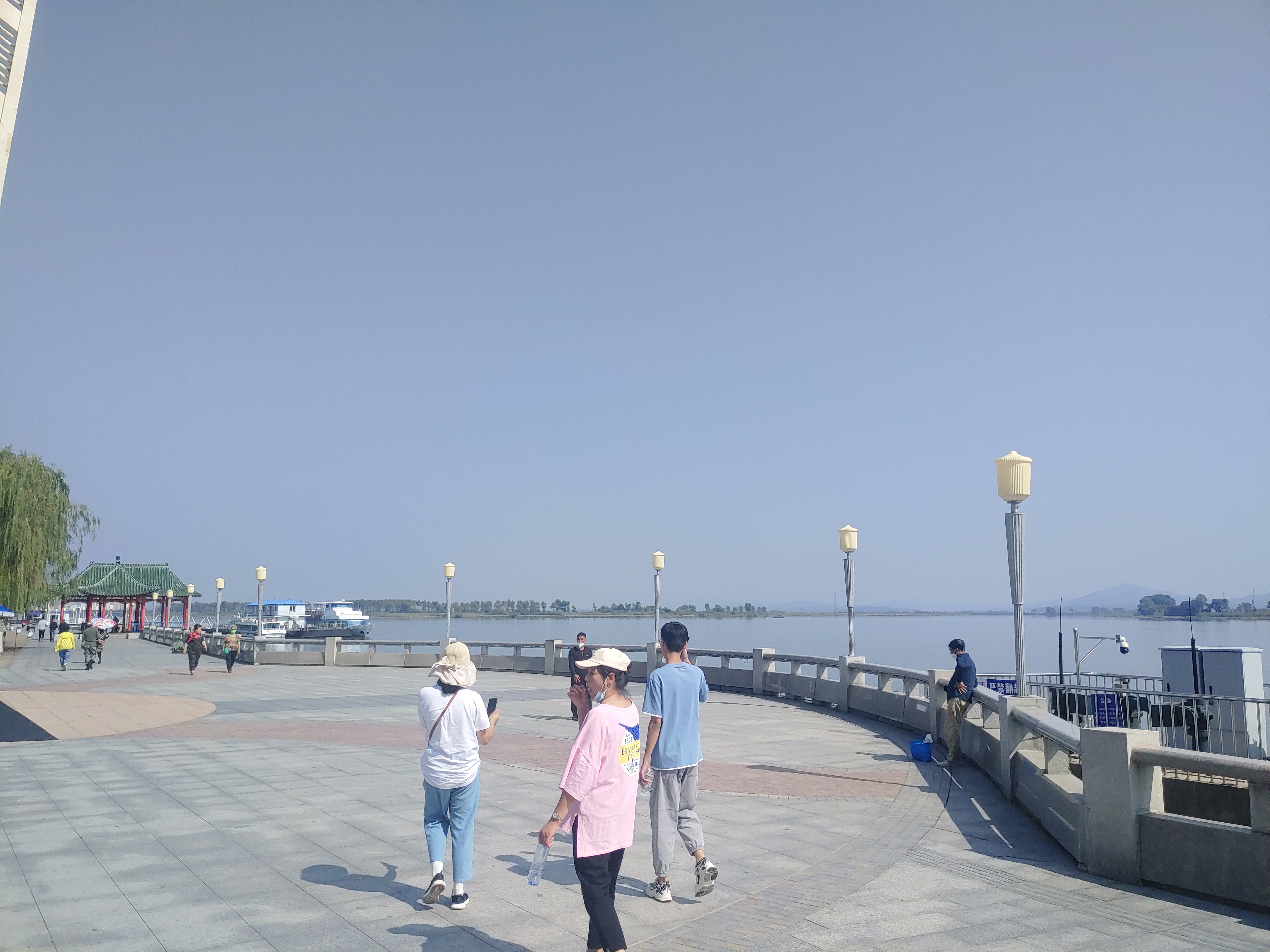 압록강 풍경 사진