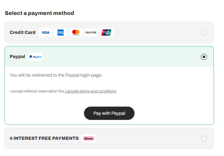 Payment