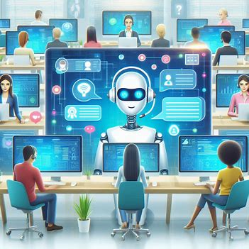 AI 챗봇이 고객 상담을 대체하는 구조 관련 이미지