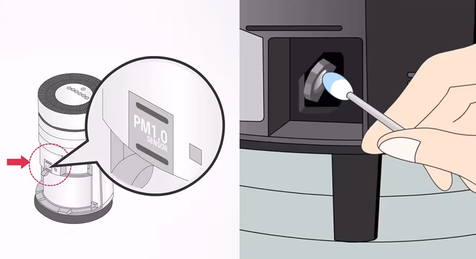 LG 퓨리케어 공기청정기 필터 교체주기 및 청소방법