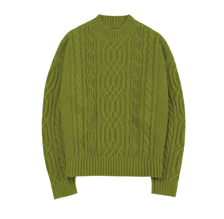 박은혜 주시라 <마리와 별난 아빠들> 70회에서 입은 라임 그린 니트 정보 ❘ 드로우핏