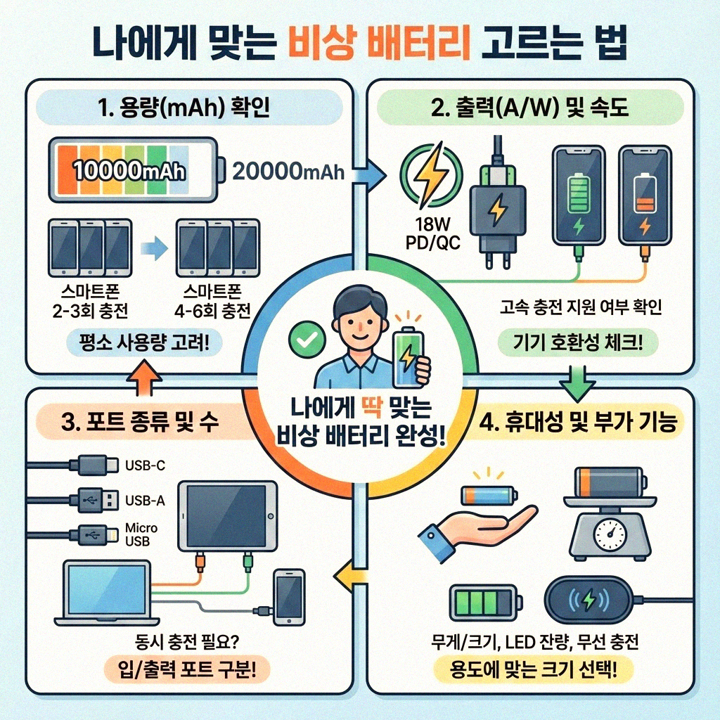 스마트하게 비상 배터리 교체하기 나만의 방법