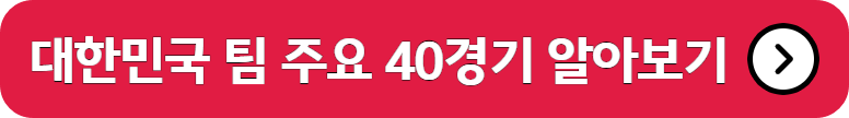 대한민국 팀 주요 40경기 알아보기