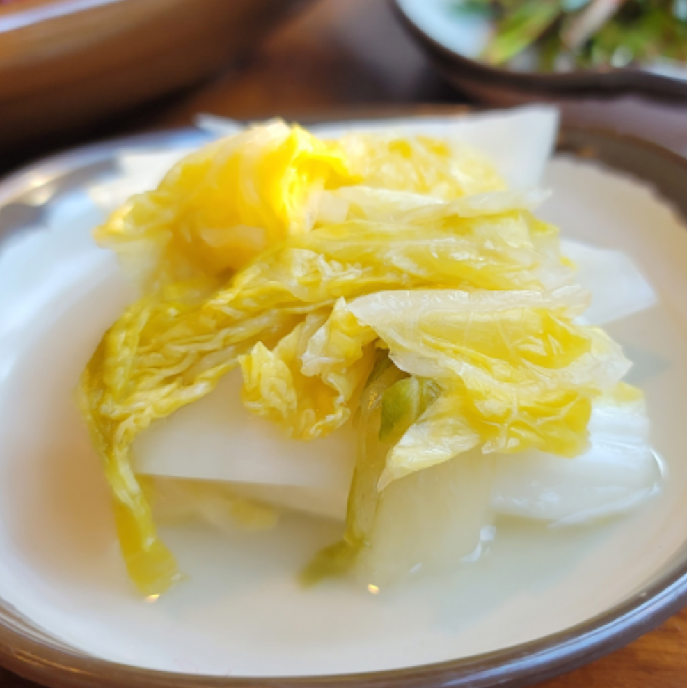 백김치