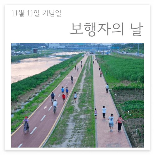 11월11일 보행자의 날
