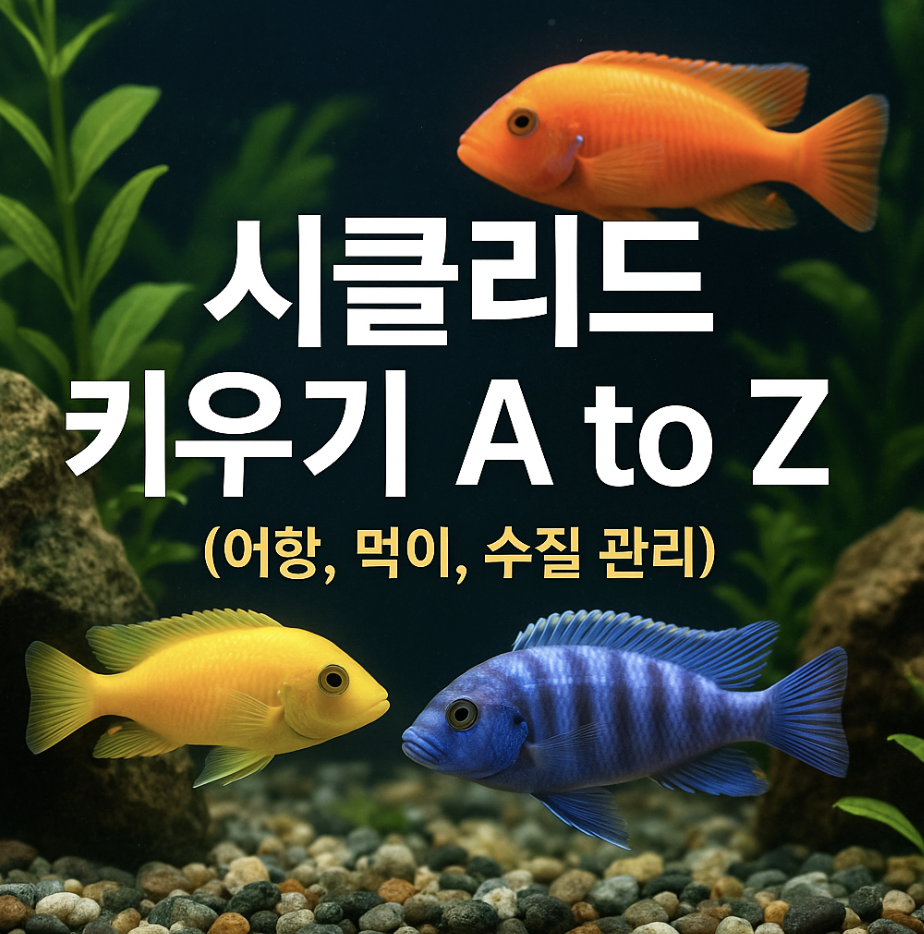 시클리드 키우기 A to Z (어항, 먹이, 수질 관리)