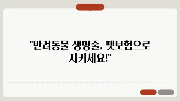 반려동물 건강을 지키는 펫보험의 역할