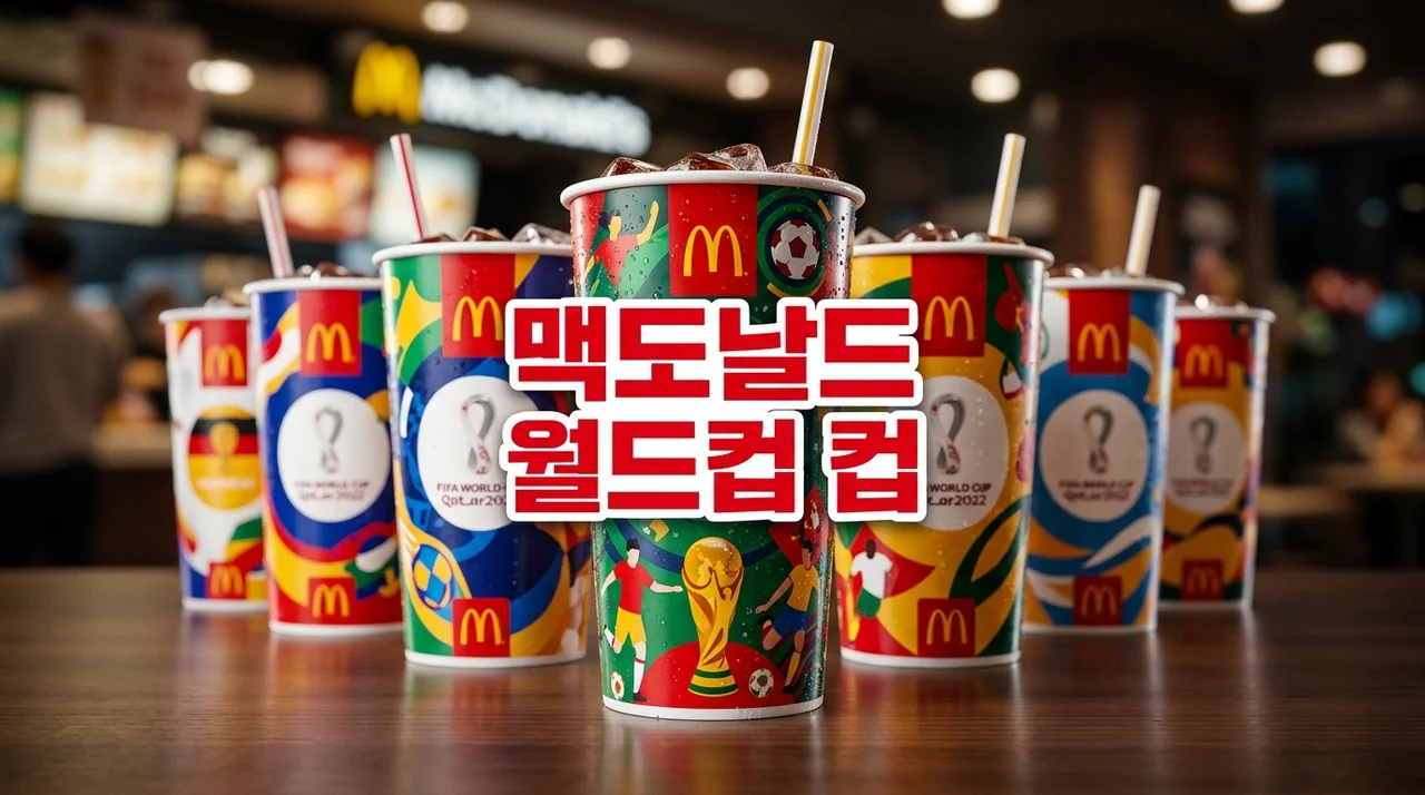 맥도날드 월드컵 컵 세트 총정리 종류, 가격, 중복 피하는 수집 꿀팁