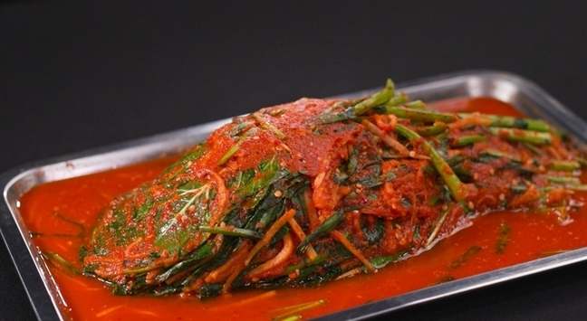 KBS 편스토랑 차장금 차예련 주상욱 응원 밥한그릇 뚝딱 케일 김치 레시피 소개 만드는 방법