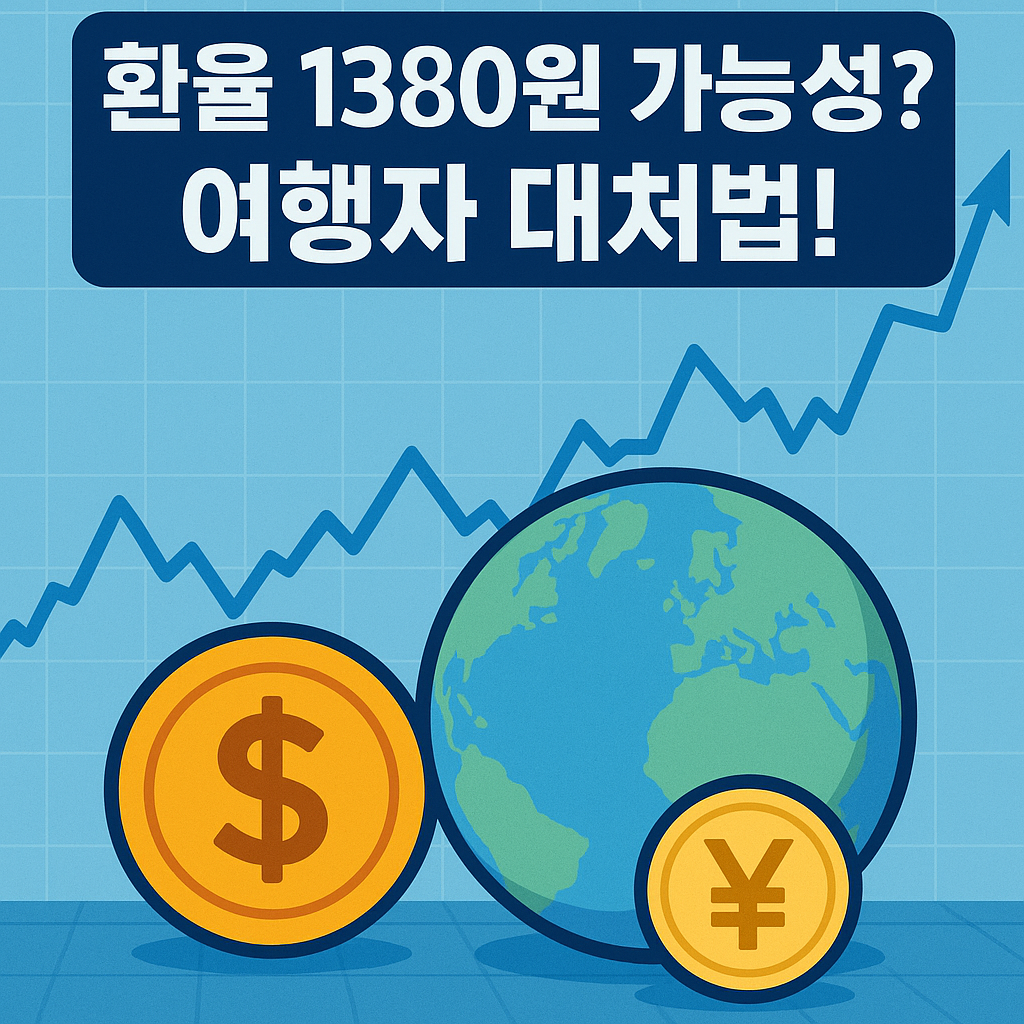 환율 1380원 여행자 대처법