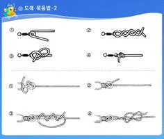 낚시 채비 묶는법 팔로마 매듭 클린치 노트 강력 매듭법_7