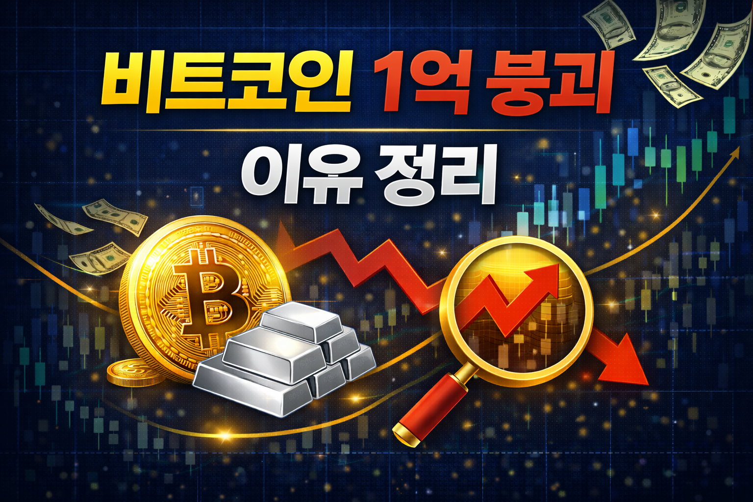 비트코인 1억 붕괴 이유 정리