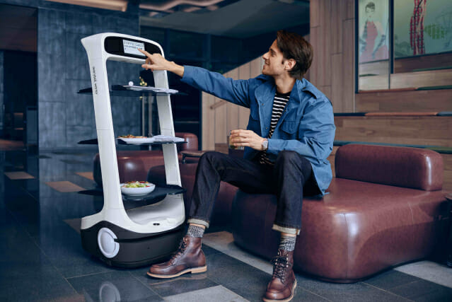 에브리봇 서빙로봇 스탠다드 모델 '워키 T6'