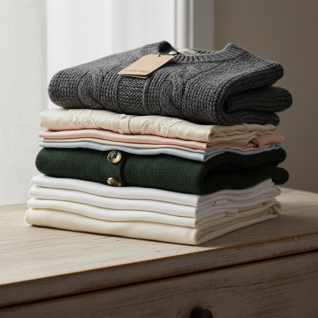 천연 소재와 합성 섬유를 겹쳐 입는 정전기 방지 소재 조합