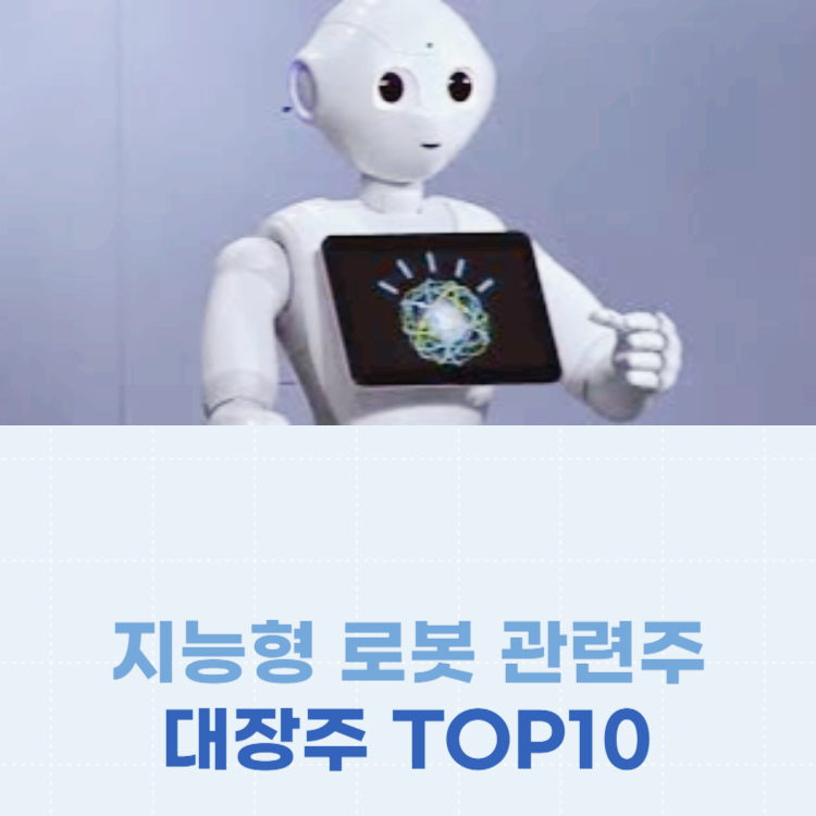 지능형 로봇 관련주 대장주 테마주 주식 TOP10