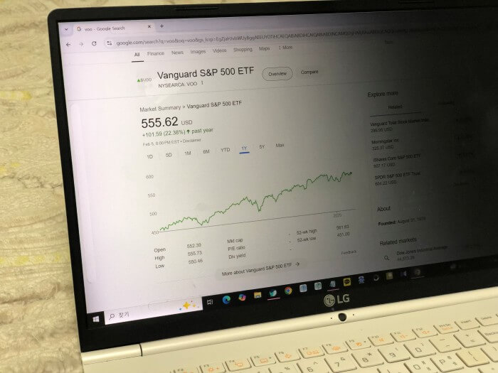 노트북-VOO-차트