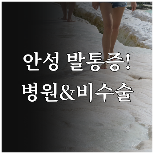안성 족저근막염 치료 병원 정보 및 ..