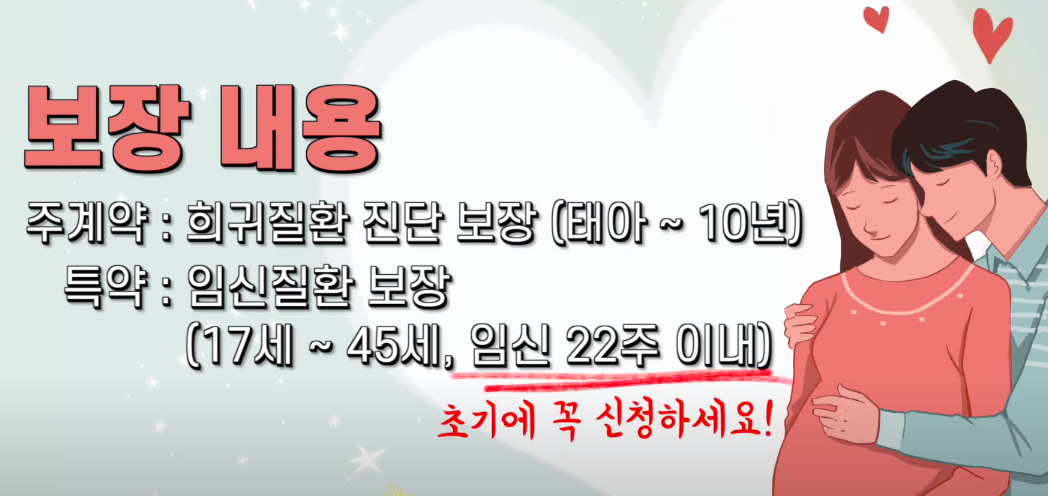 우체국대한민국엄마보험 보장내용