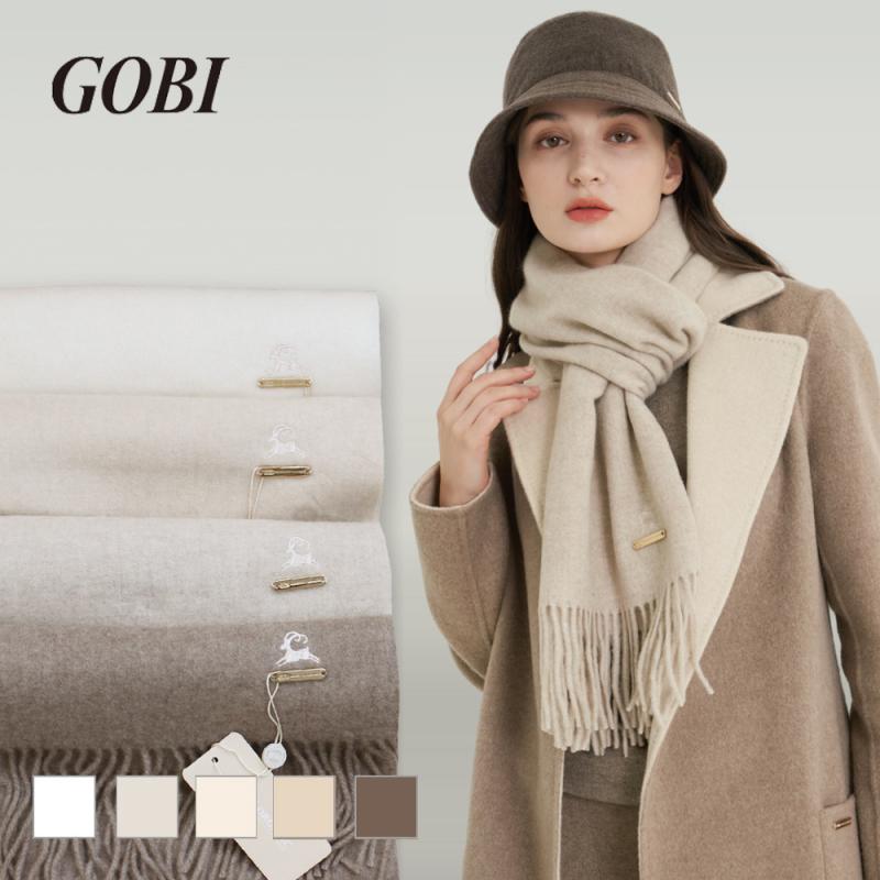 GOBI 고비 캐시미어 머플러 오가닉 산양자수 몽골캐시미어 남자 여자 목도리