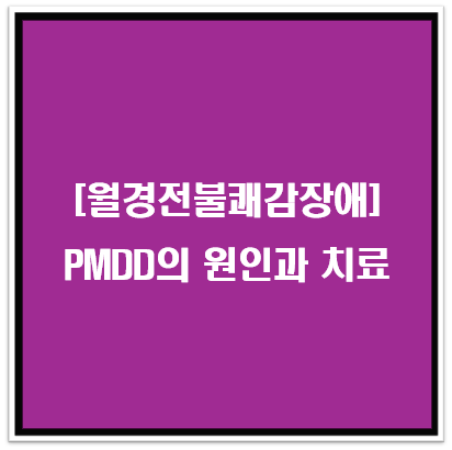 여성의 3~8%가 겪는 월경전불쾌감장애(PMDD): 원인과 치료제