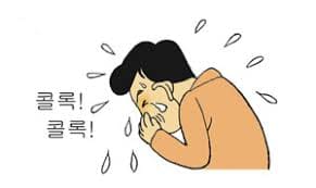 여름 알레르기 비염 사진