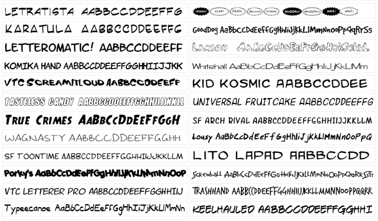 쿨텍스트 영어 폰트