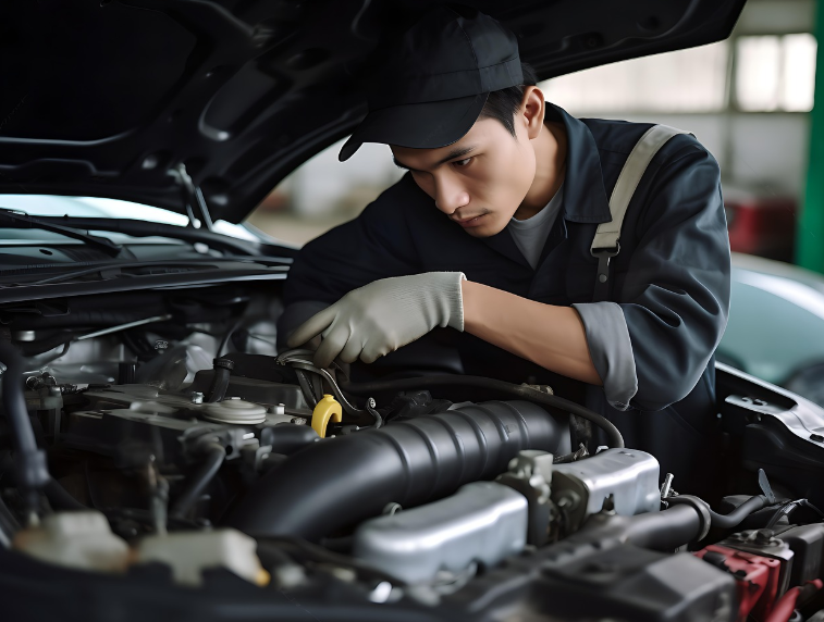 유럽 자동차 정비 사진