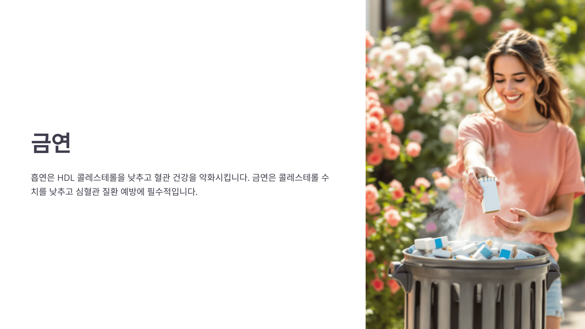 콜레스테롤과 관련된 사진입니다.